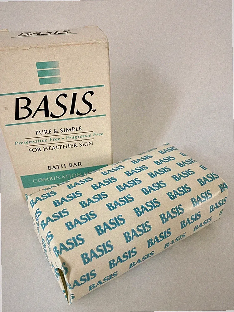 Basis Bath Bar 5 oz. Combination Skin Fragrance & Preservative Free (1 BAR) New