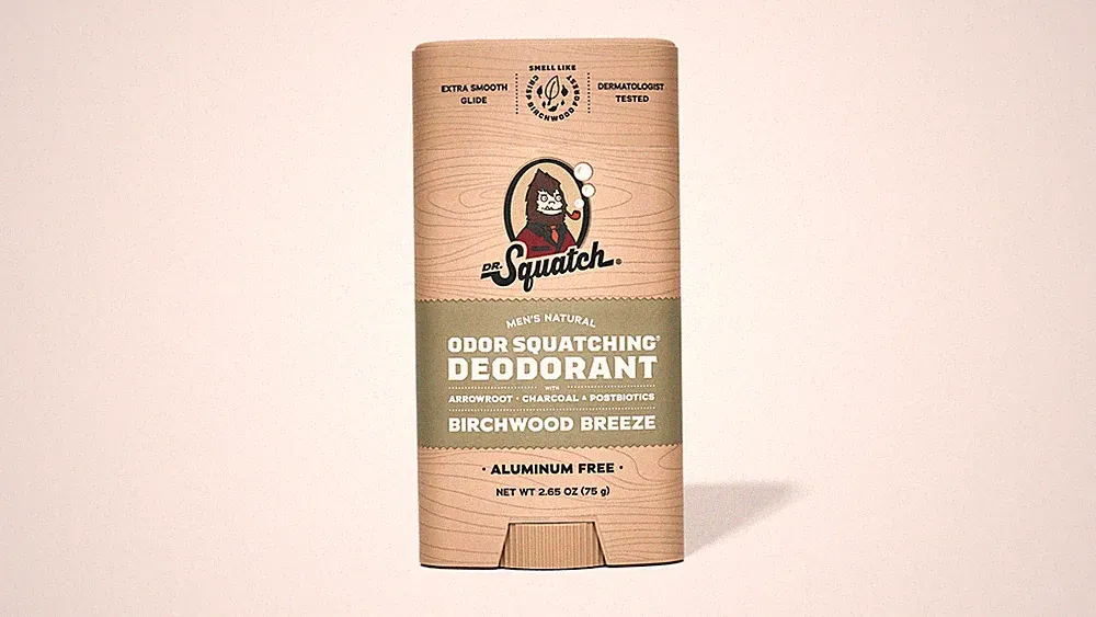 Dr. Squatch Men's Natural Odor Squatching Deodorant, Aluminum Free, 2.65oz Scent