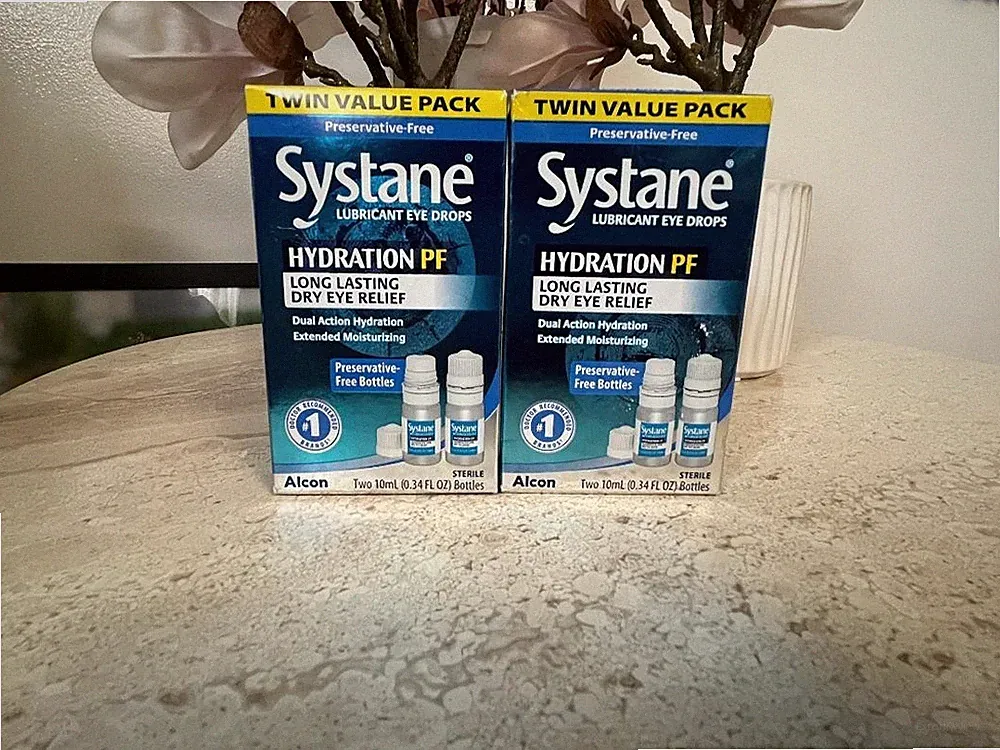 Hydration Preservative-Free Eye Drops Dry Eye Relief Twin Pack EX05/27 2PKS