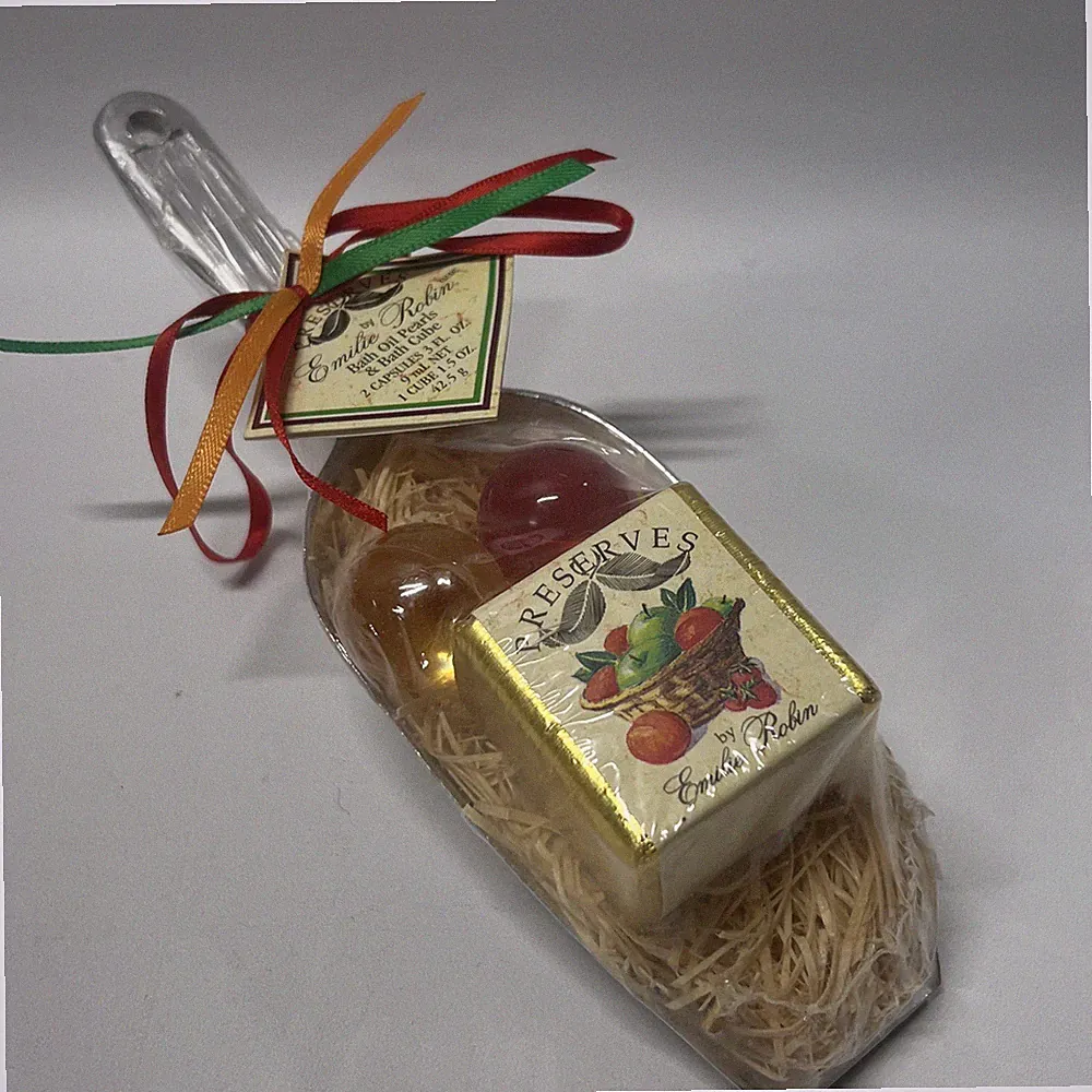 *New* Preserves Emilie Robin TRAVEL GIFT SET ~ Bath & Body Bath Oil & Cube Scoop