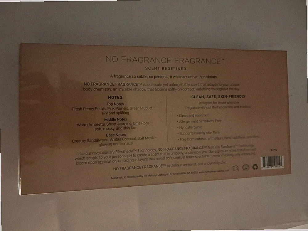 No Fragrance Fragrance Perfume Vegan Cruelty Free Clean HTF Made In The UK