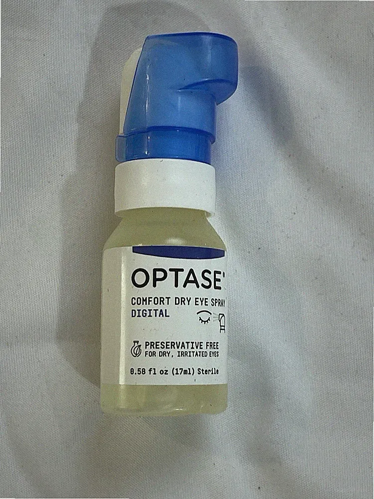 Optase Comfort Dry Eye Spray Preservative Free Artificial Tears Drop 8/26 No Box
