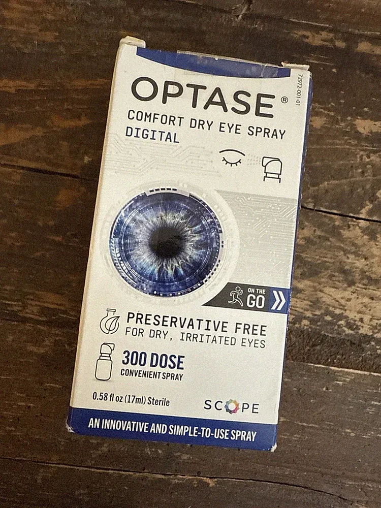 Optase Comfort Dry Eye Spray - Preservative Free Artificial Tears Exp 2/26