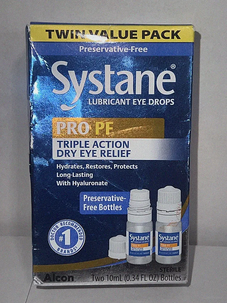 Systane PRO PF Multi-dose Preservative-Free Lubricant Eye Drops. Exp 08/2026+ FS
