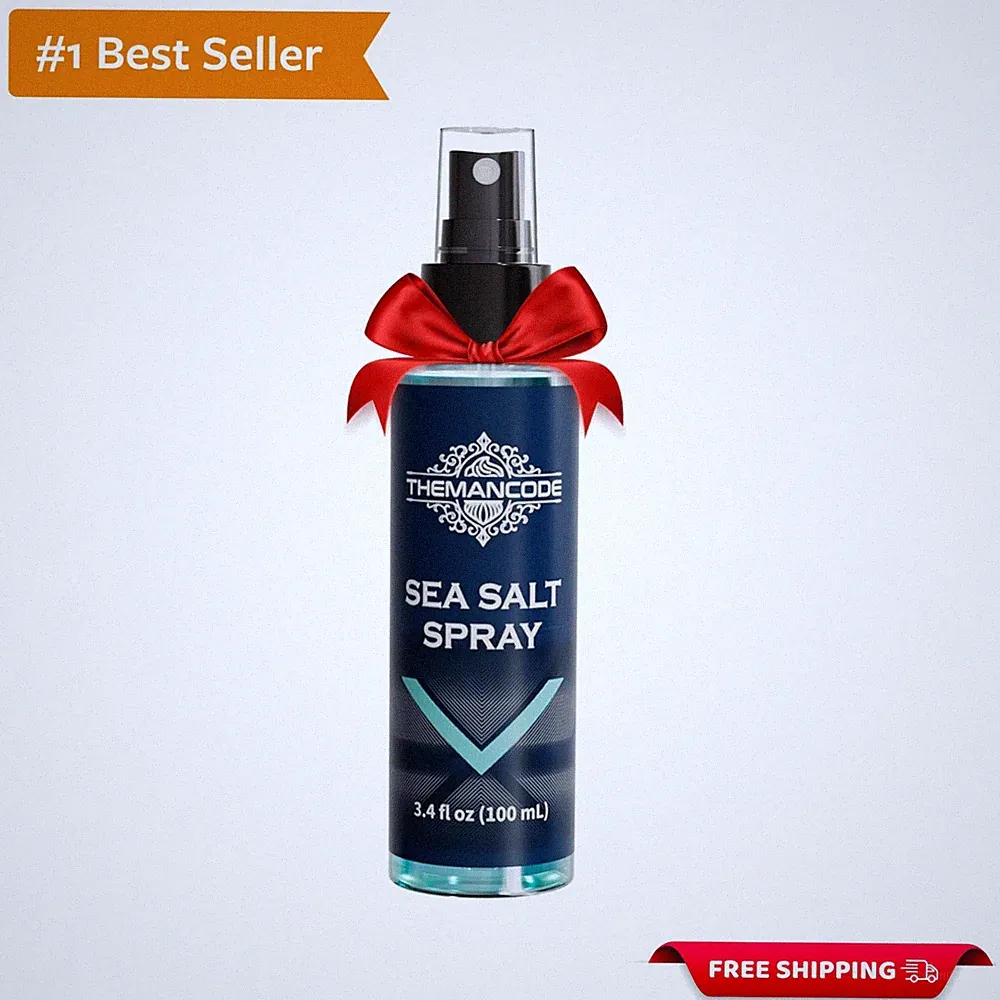 Travel Size Sea Salt Spray for Men - Texturizing and Volume Boosting, 3.38 Oz